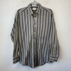 Attitude Button Down Dress Shirt Size 16 32/33 EUC